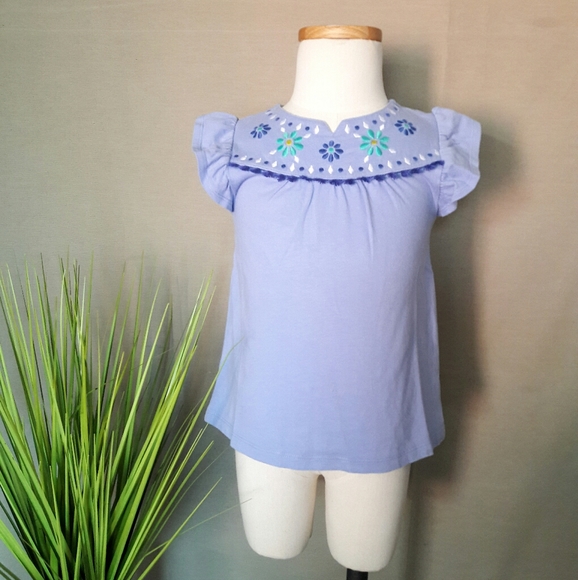 Gymboree Other - Gymboree Embroidered Tassel Top